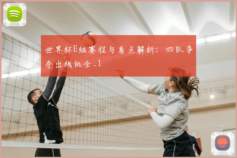 世界杯E组赛程与看点解析:四队争夺出线机会_1